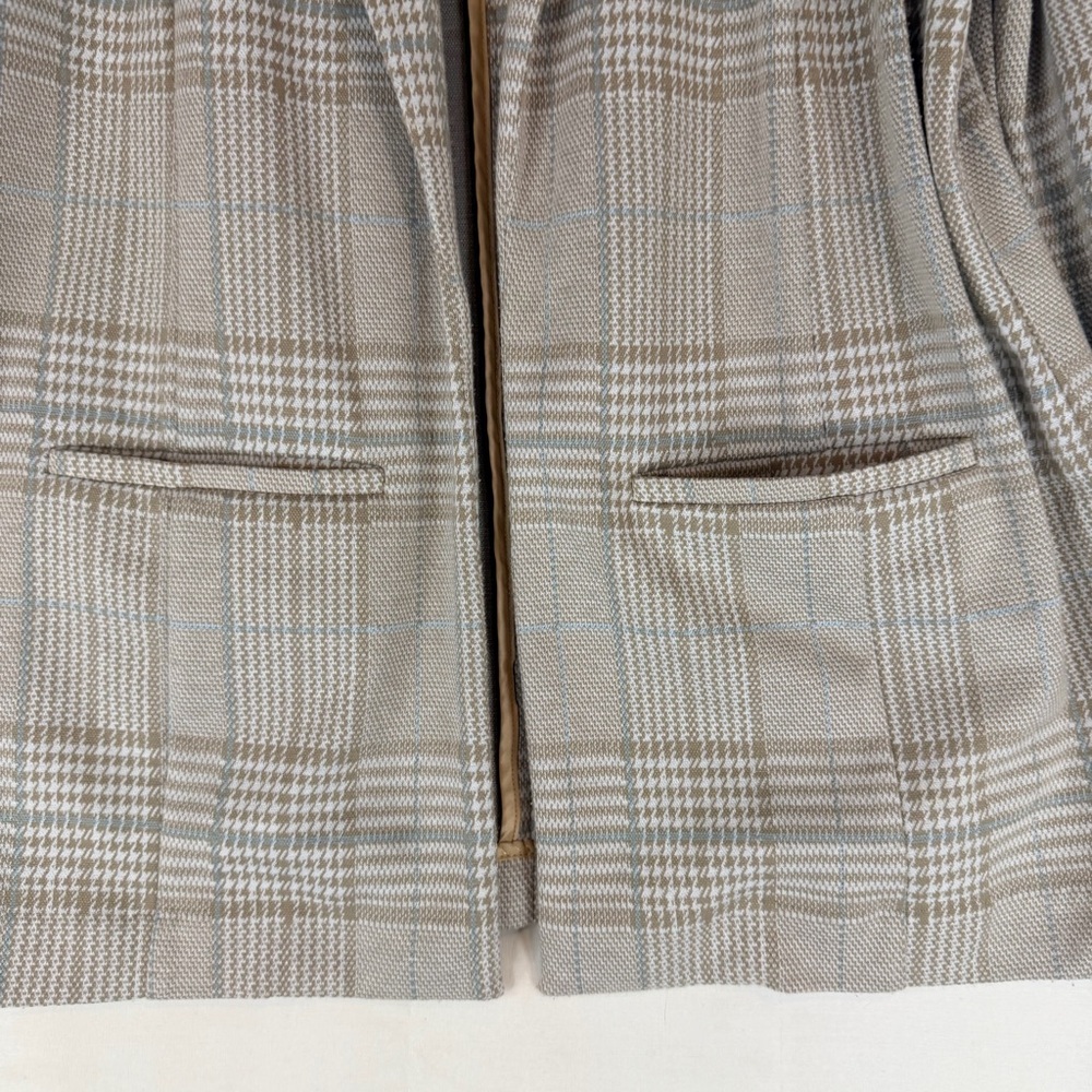 LIVERPOOL Women’s Size L Blazer Jacket Knit Houndstooth Plaid Stretch - Picture 10 of 16